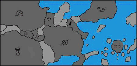 map of naruto universe